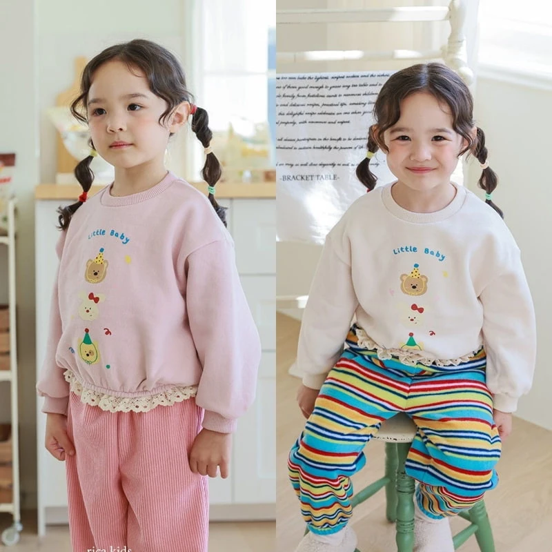 Rica - Korean Children Fashion - #littlefashionista - Bear Tee