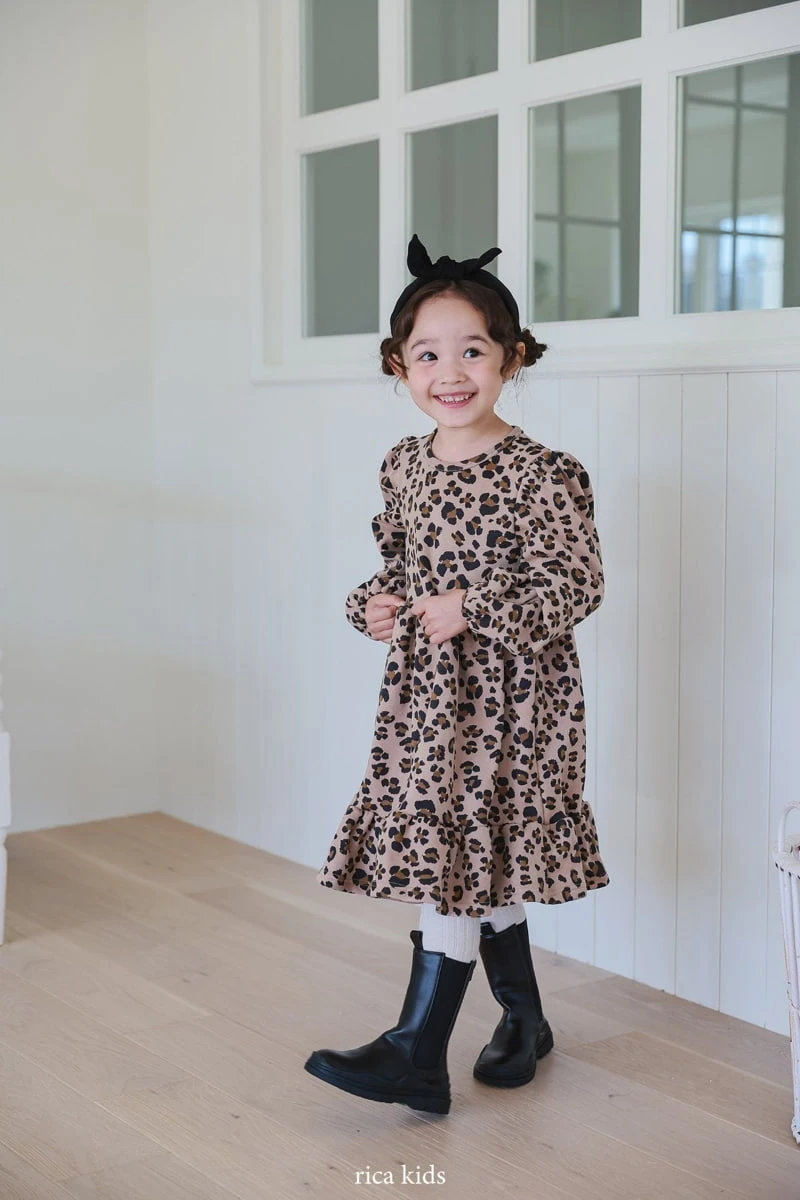 Rica - Korean Children Fashion - #littlefashionista - Leopard One-piece - 3