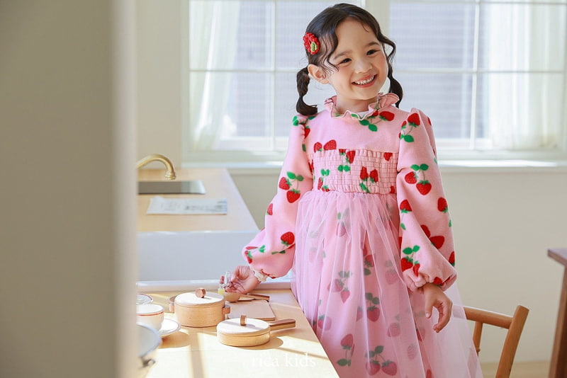 Rica - Korean Children Fashion - #prettylittlegirls - Strawberry One-piece - 9