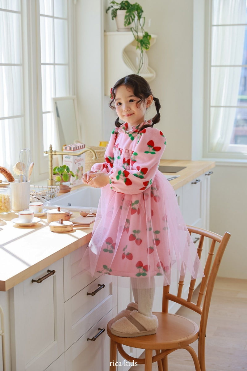 Rica - Korean Children Fashion - #todddlerfashion - Strawberry One-piece - 10