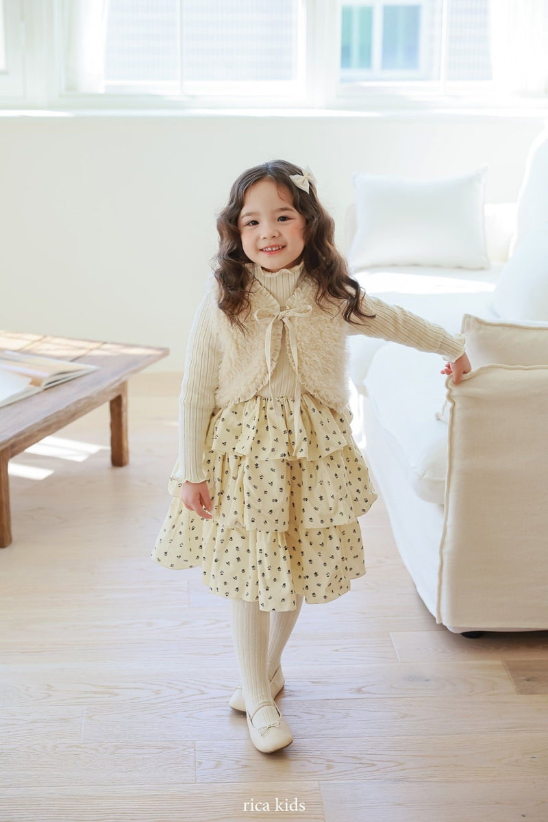 Rica - Korean Children Fashion - #todddlerfashion - Cancan One-piece - 8