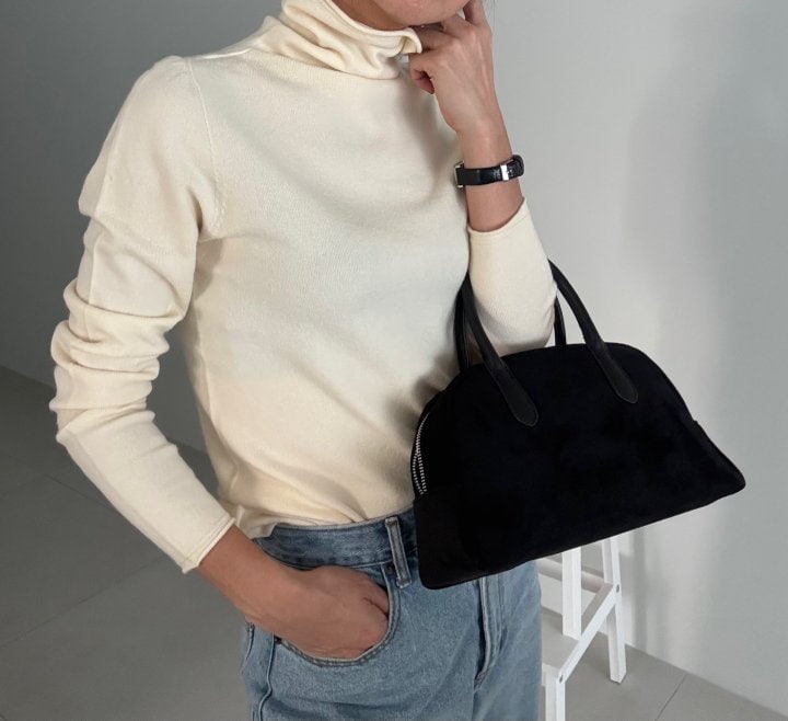 Ripple - Korean Women Fashion - #momslook - Season Turtleneck Knit Top - 9