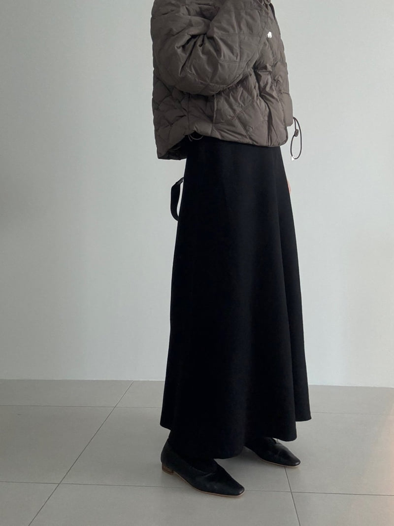 Ripple - Korean Women Fashion - #momslook - A Knit Skirt - 5