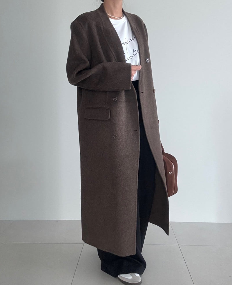 Ripple - Korean Women Fashion - #vintageinspired - Eel Handmade Coat - 6