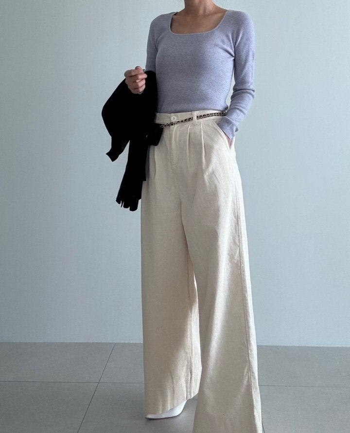 Ripple - Korean Women Fashion - #momslook - Ugly Pants - 4