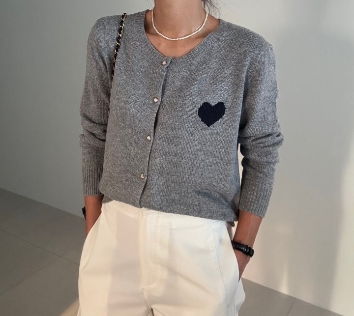 Ripple - Korean Women Fashion - #womensfashion - Love Cardigan - 3