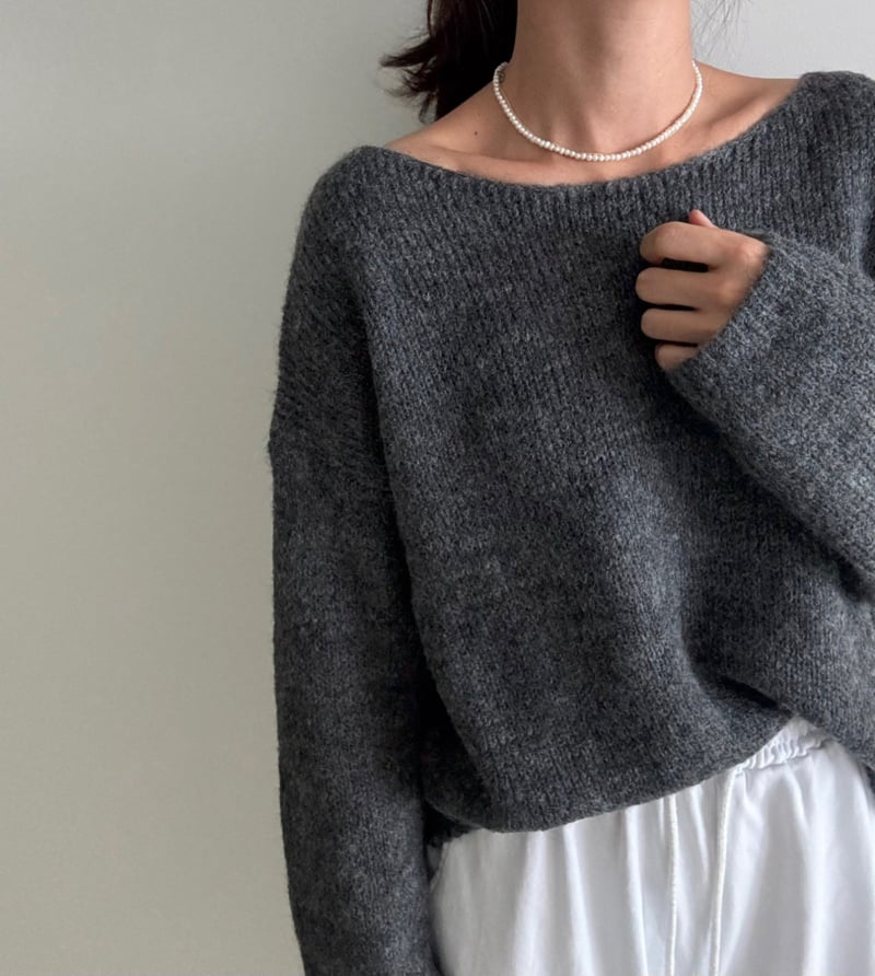 Ripple - Korean Women Fashion - #womensfashion - Base Knit Pullover