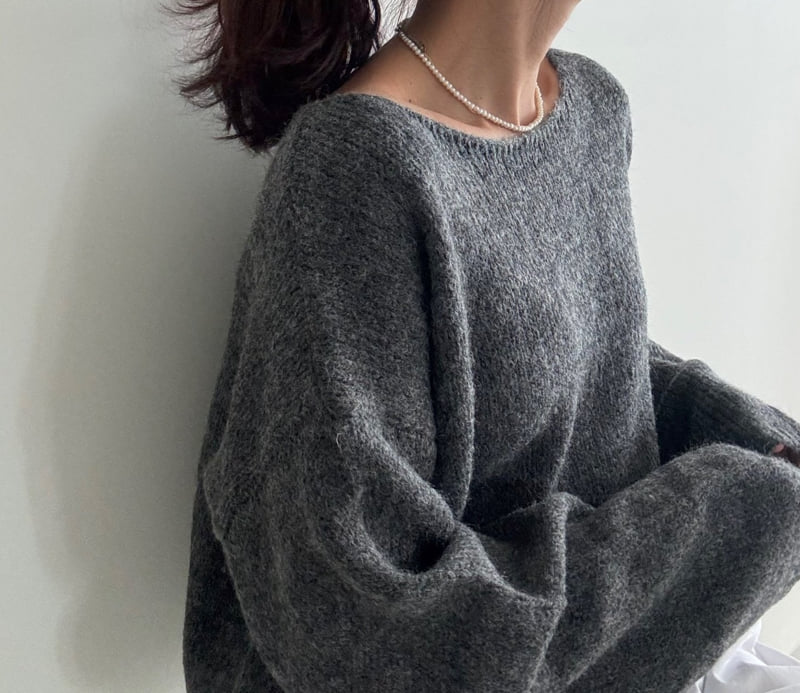 Ripple - Korean Women Fashion - #womensfashion - Base Knit Pullover - 3