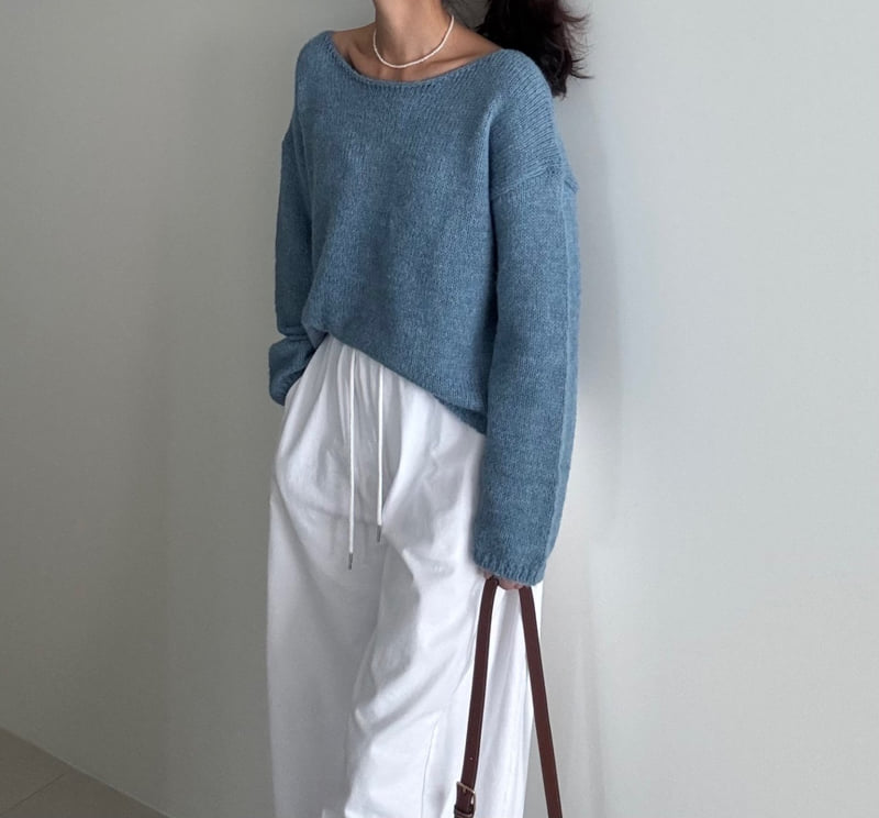 Ripple - Korean Women Fashion - #womensfashion - Base Knit Pullover - 5