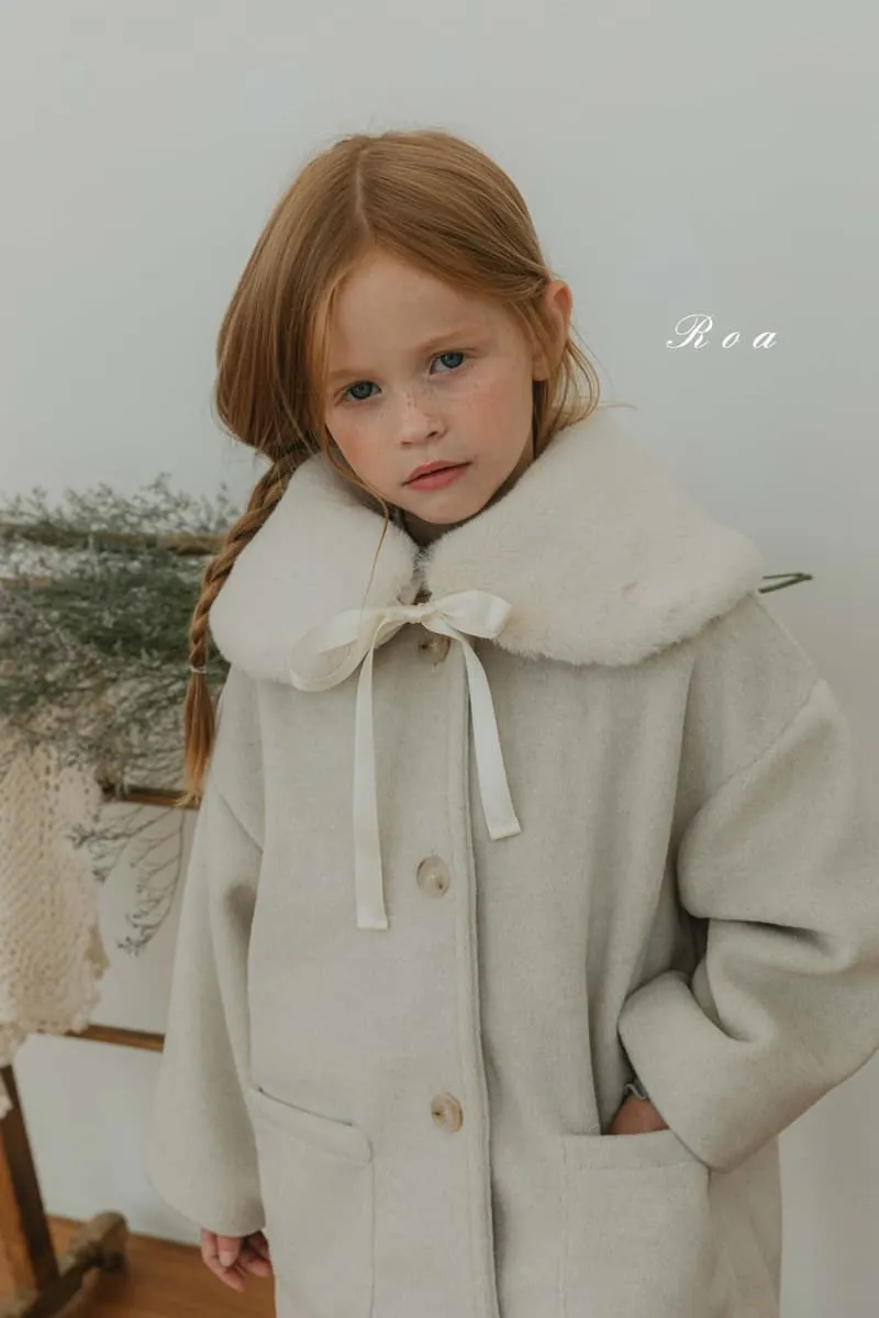 Roa - Korean Children Fashion - #Kfashion4kids - Blanc Coat - 6