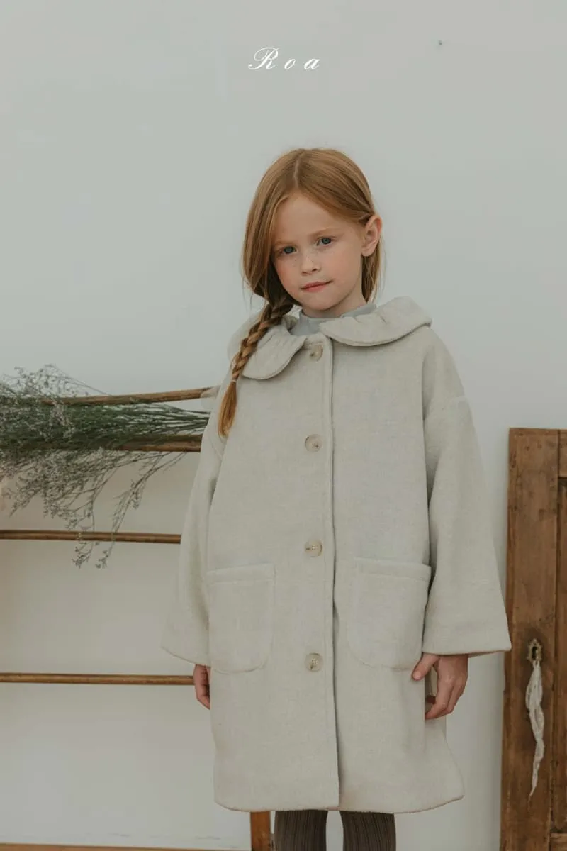 Roa - Korean Children Fashion - #kidzfashiontrend - Blanc Coat - 5