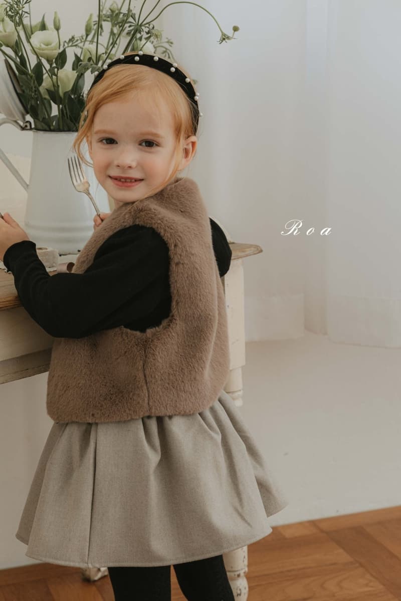 Roa - Korean Children Fashion - #todddlerfashion - Mink Vest - 7