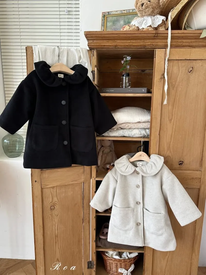 Roa - Korean Children Fashion - #toddlerclothing - Blanc Coat - 12