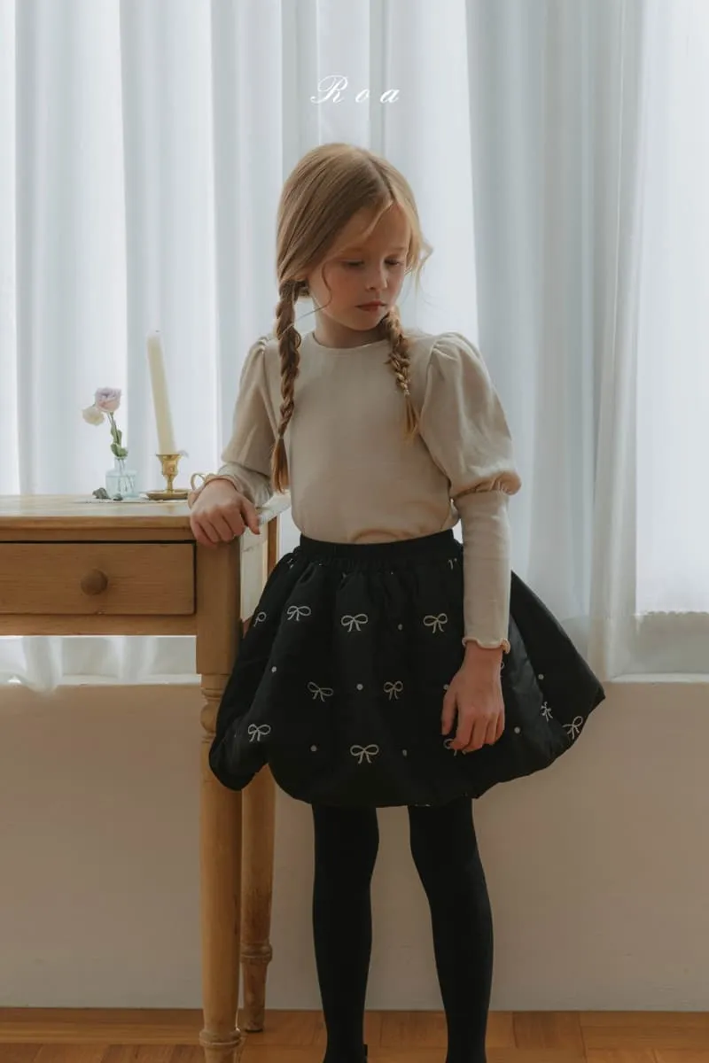 Roa - Korean Children Fashion - #toddlerclothing - Chloe Padding Skirt - 5