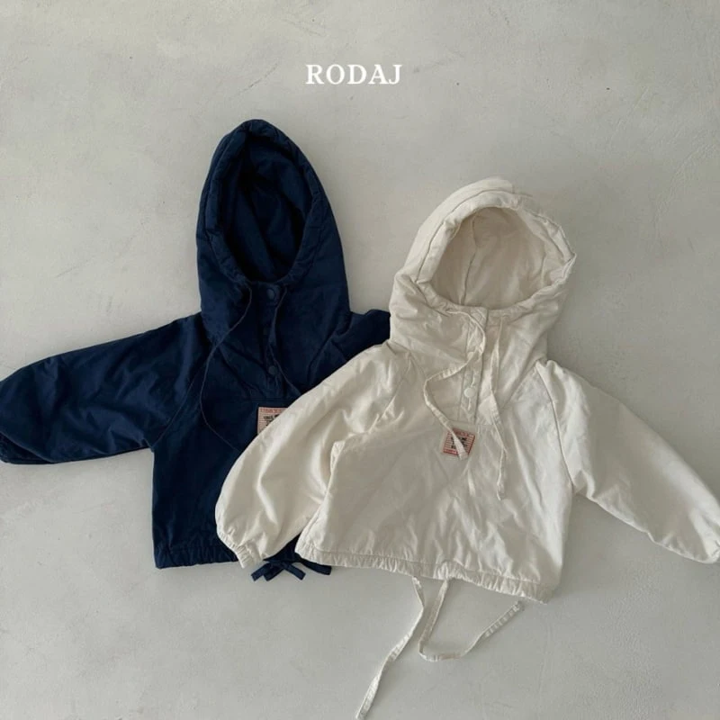 Roda J - Korean Children Fashion - #littlefashionista - Label Hood Top - 2