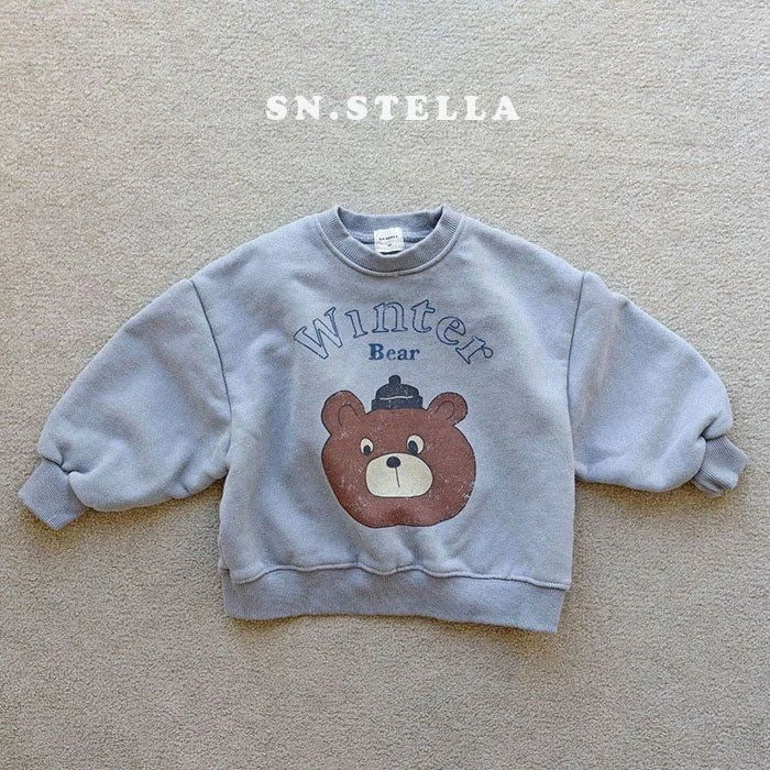 SN - Korean Children Fashion - #Kfashion4kids - Bear Sweatshirts - 3