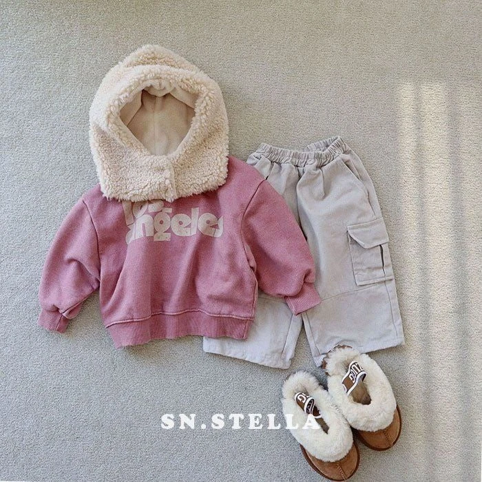 SN - Korean Children Fashion - #discoveringself - Peach Cargo Pants - 8