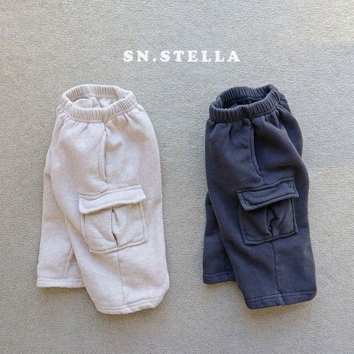 SN - Korean Children Fashion - #discoveringself - Fleeced Cargo Pants