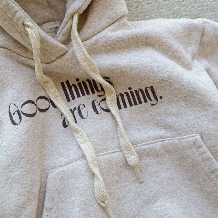 SN - Korean Children Fashion - #discoveringself - Good Thing Hoodie - 7