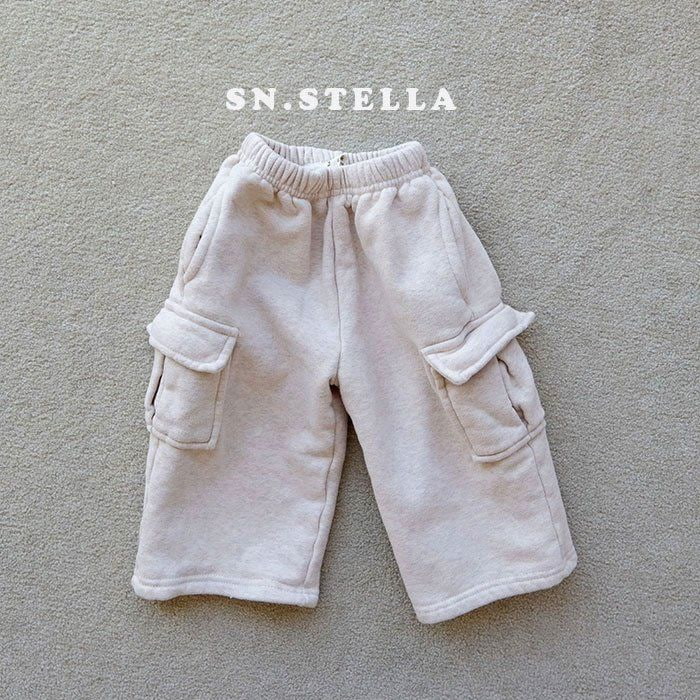 SN - Korean Children Fashion - #fashionkids - Fleeced Cargo Pants - 2