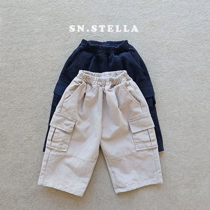 SN - Korean Children Fashion - #kidsshorts - Peach Cargo Pants - 10