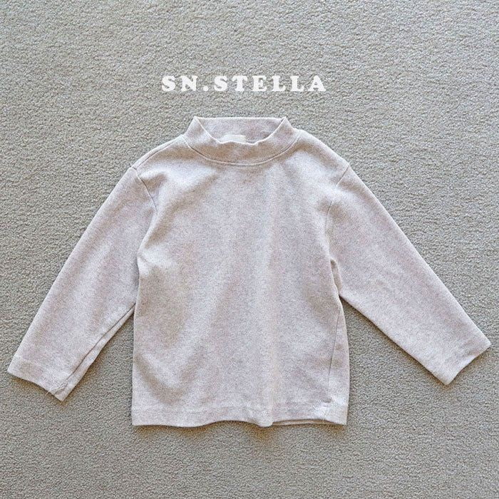 SN - Korean Children Fashion - #kidsshorts - Semi Neck Tee - 2