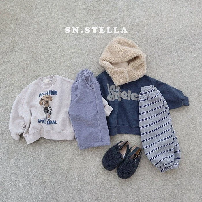 SN - Korean Children Fashion - #kidsshorts - LA Sweatshirts - 8