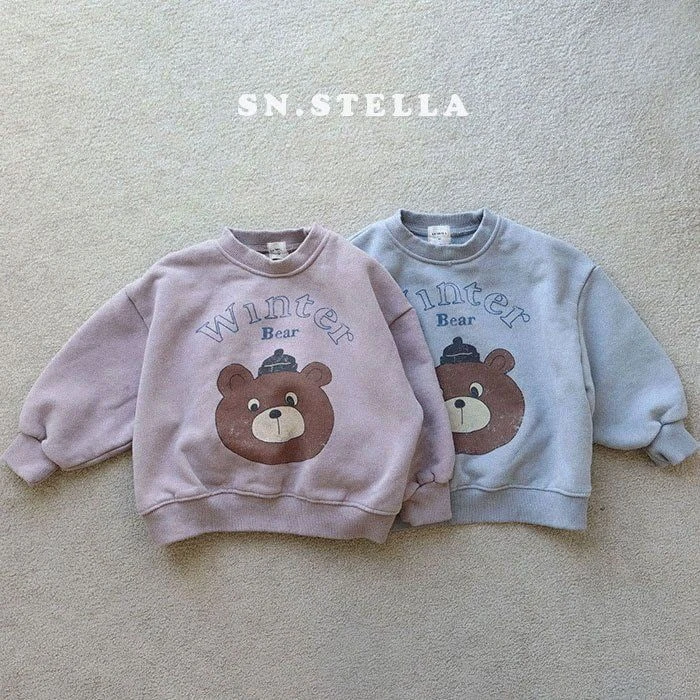 SN - Korean Children Fashion - #kidsstore - Bear Sweatshirts