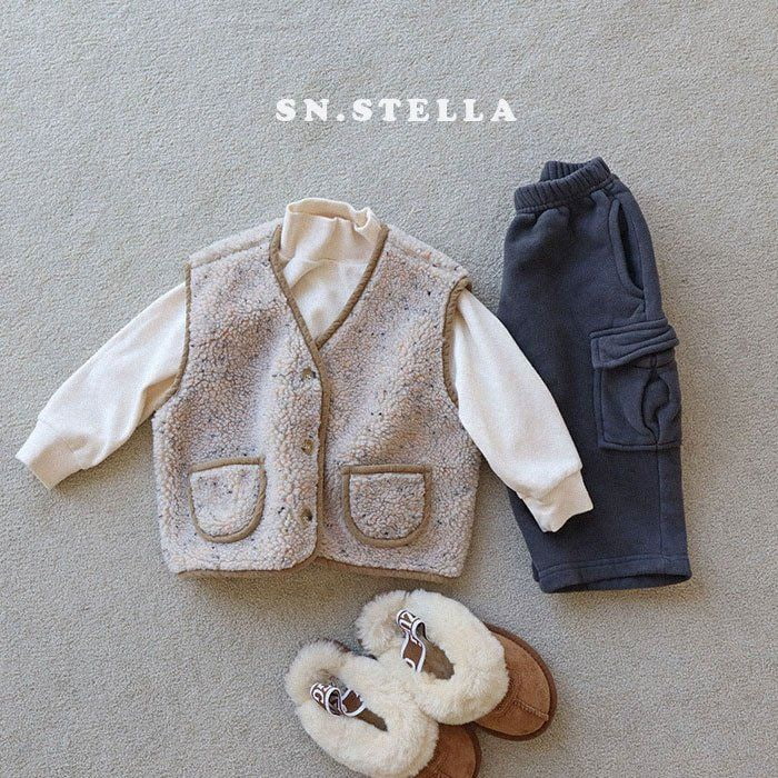 SN - Korean Children Fashion - #littlefashionista - Fleeced Cargo Pants - 7