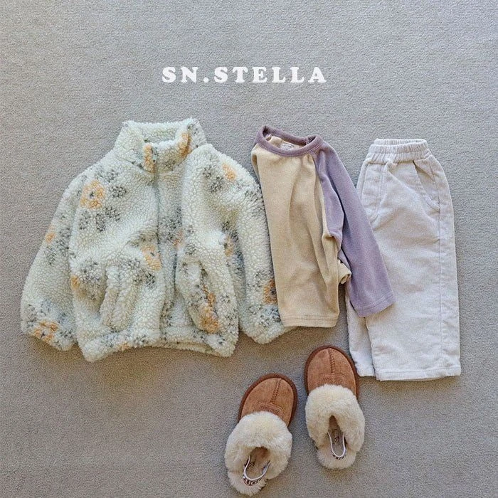 SN - Korean Children Fashion - #littlefashionista - Veloure Raglan Tee - 5