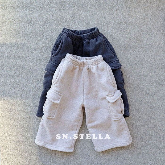 SN - Korean Children Fashion - #minifashionista - Fleeced Cargo Pants - 9