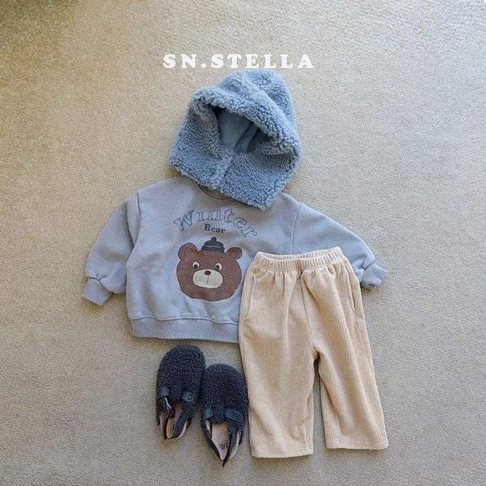 SN - Korean Children Fashion - #minifashionista - Bear Sweatshirts - 6