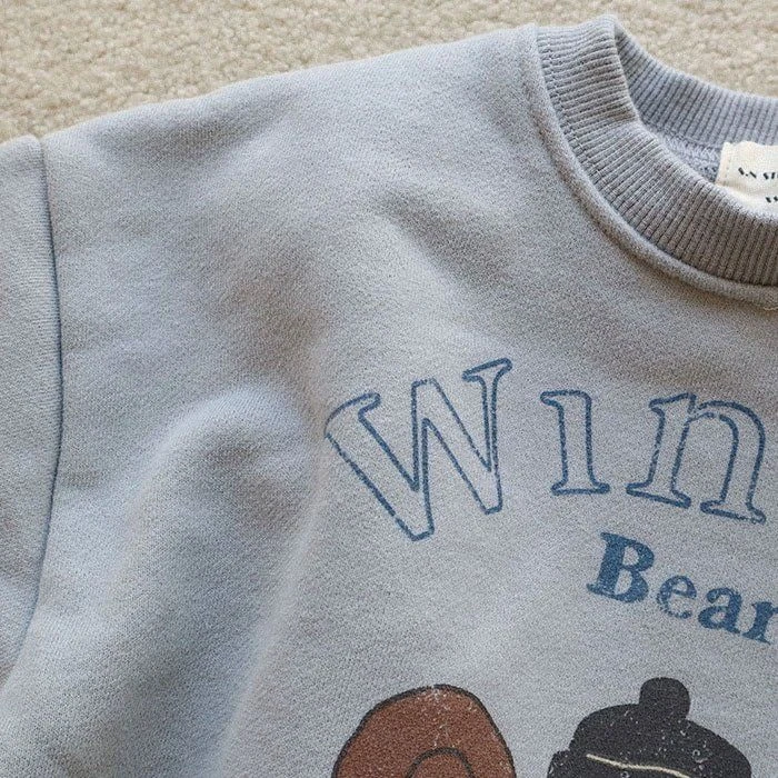 SN - Korean Children Fashion - #prettylittlegirls - Bear Sweatshirts - 7