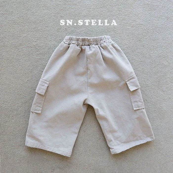 SN - Korean Children Fashion - #toddlerclothing - Peach Cargo Pants - 4