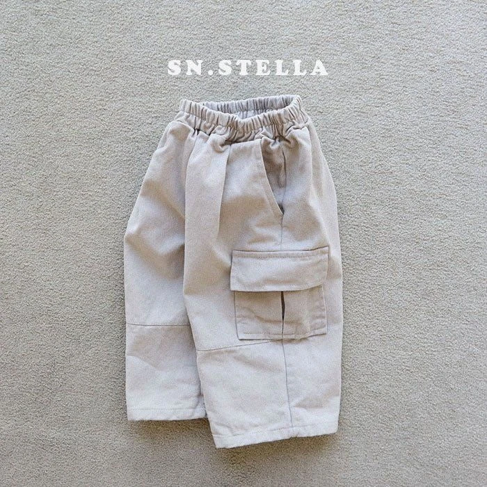 SN - Korean Children Fashion - #toddlerclothing - Peach Cargo Pants - 3