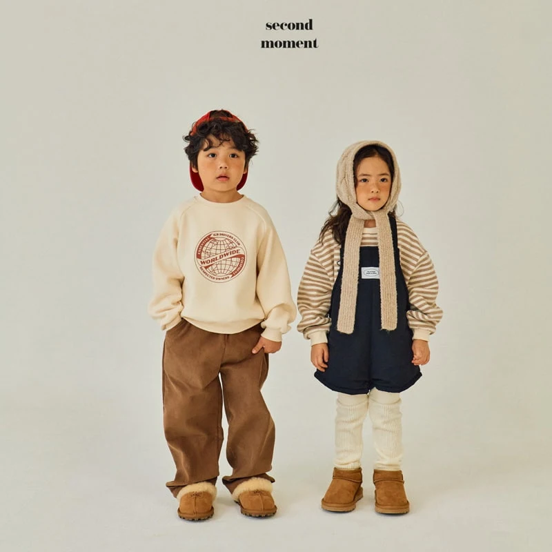 Second Moment - Korean Children Fashion - #childofig - World Sweatshirt - 10