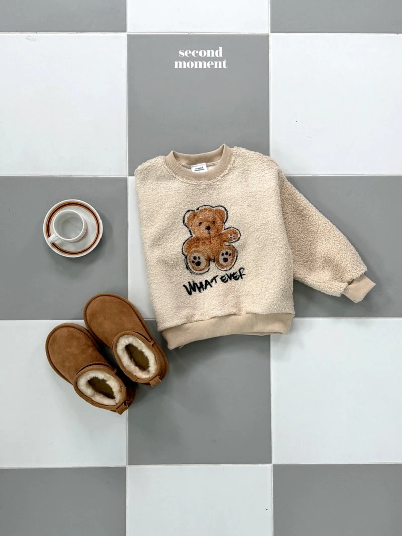 Second Moment - Korean Children Fashion - #childofig - Puffy Bear Sweatshirt