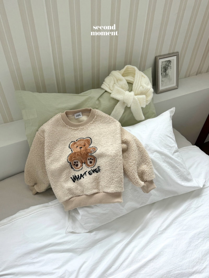 Second Moment - Korean Children Fashion - #childofig - Puffy Bear Sweatshirt - 2