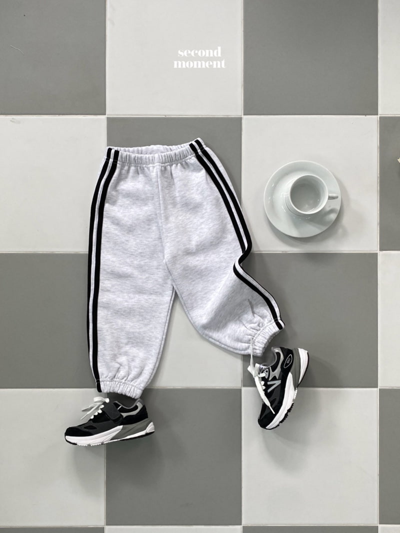 Second Moment - Korean Children Fashion - #designkidswear - Tape Jogger Pants - 3