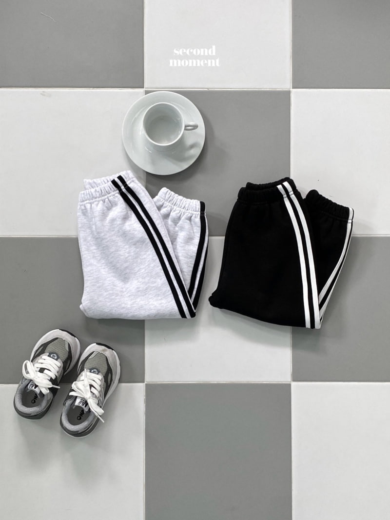 Second Moment - Korean Children Fashion - #designkidswear - Tape Jogger Pants - 4