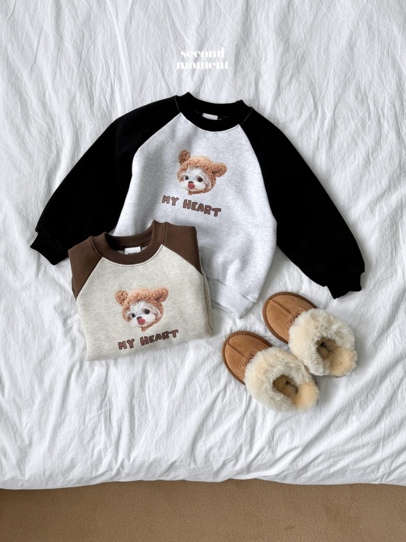 Second Moment - Korean Children Fashion - #kidsshorts - Puppy Sweatshirt