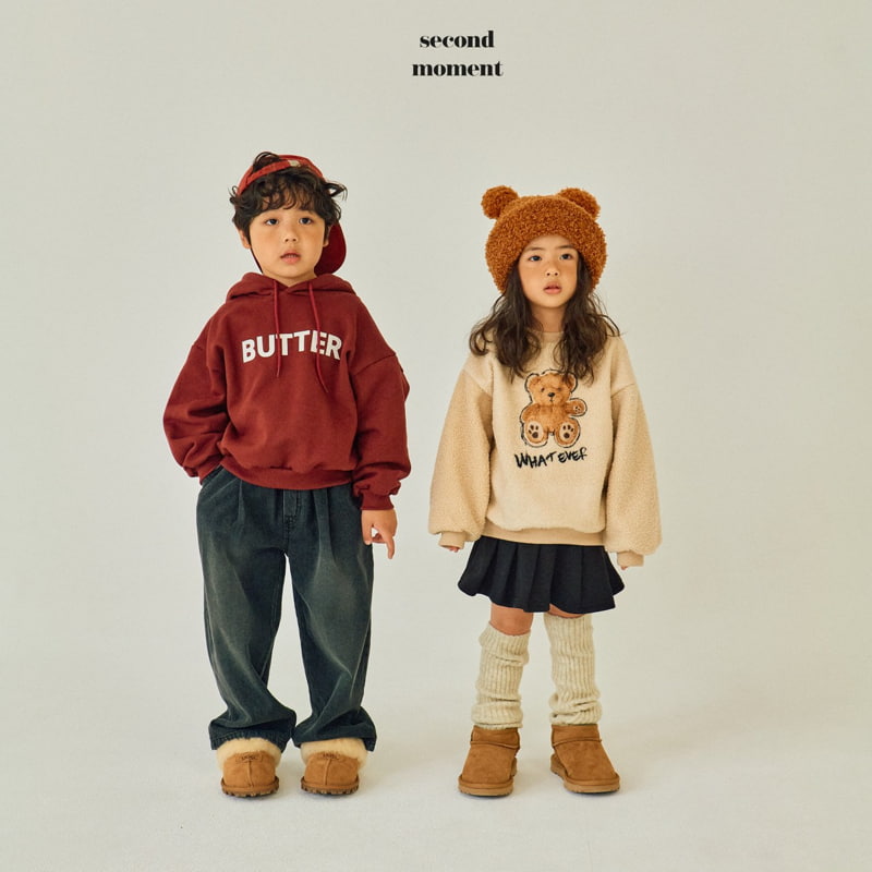 Second Moment - Korean Children Fashion - #kidsstore - Puffy Bear Sweatshirt - 8