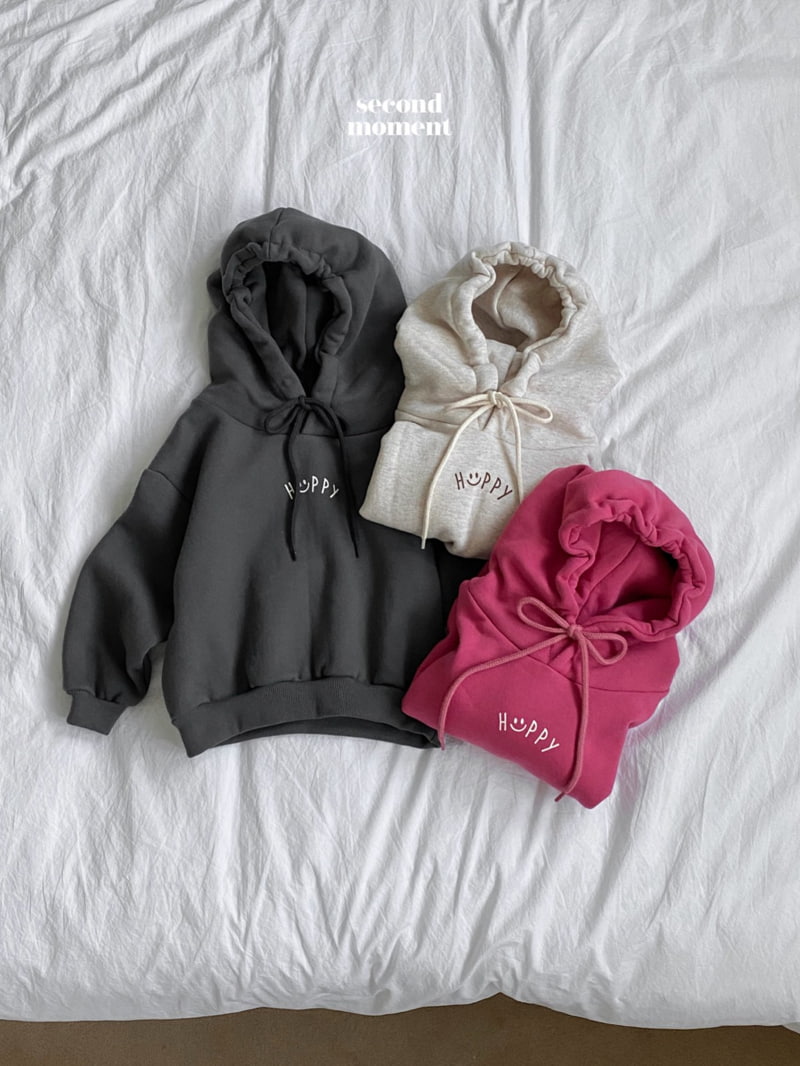 Second Moment - Korean Children Fashion - #kidzfashiontrend - Happy Hoodie