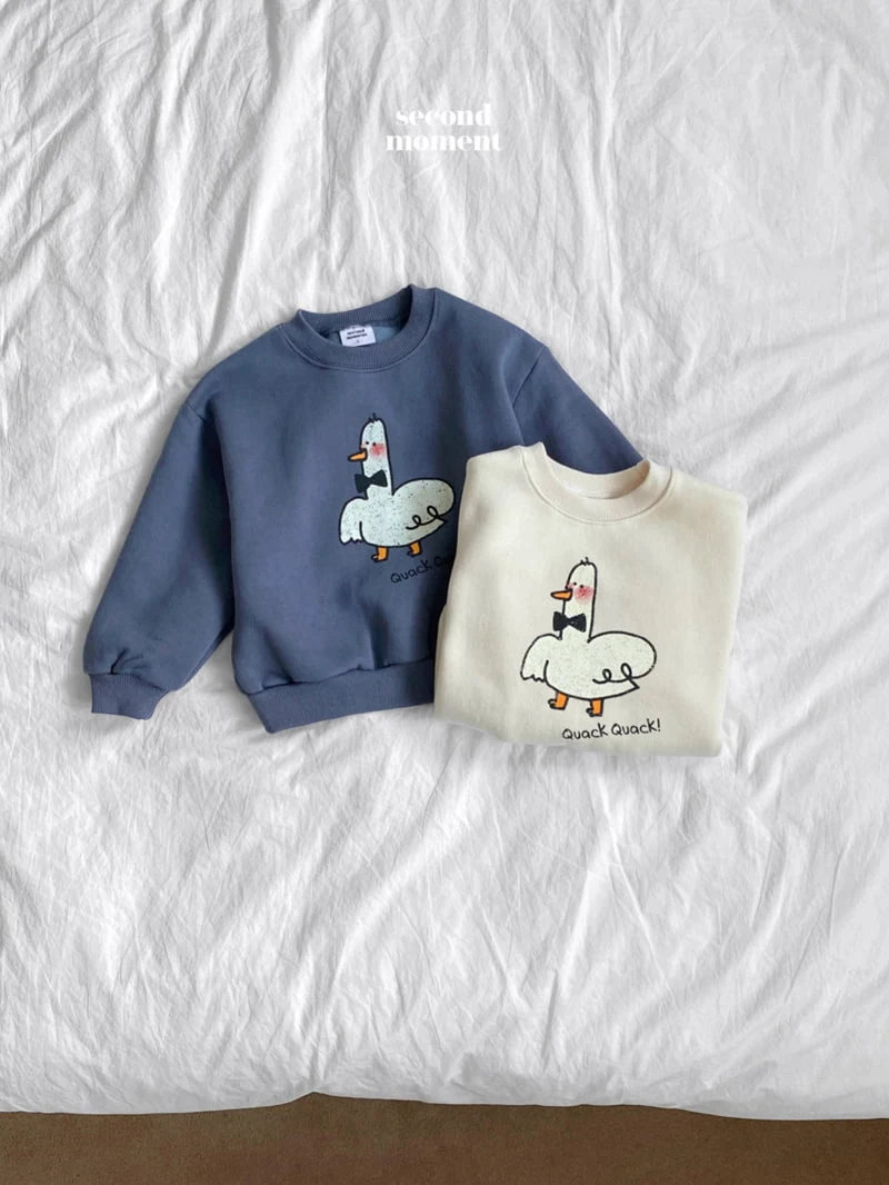 Second Moment - Korean Children Fashion - #littlefashionista - Duck Sweatshirt