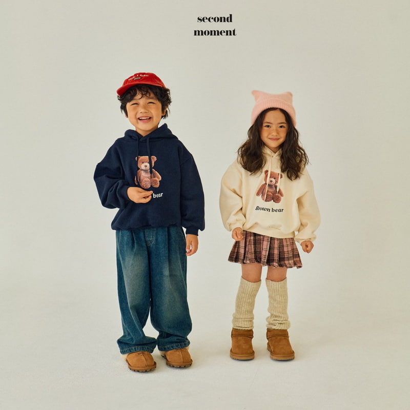 Second Moment - Korean Children Fashion - #magicofchildhood - Brown Bear Hood Top - 8