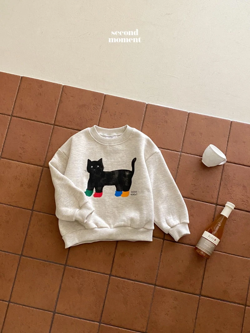 Second Moment - Korean Children Fashion - #magicofchildhood - Cat Sweatshirt - 2