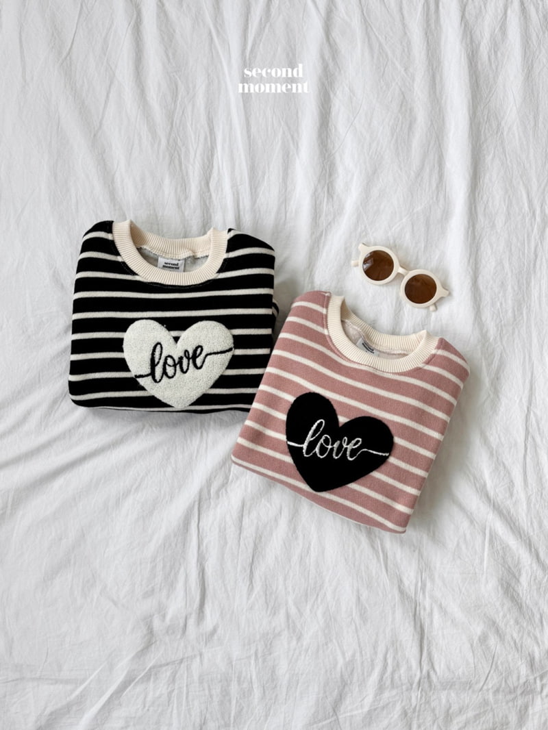 Second Moment - Korean Children Fashion - #minifashionista - Love Bookle Sweatshirt - 7