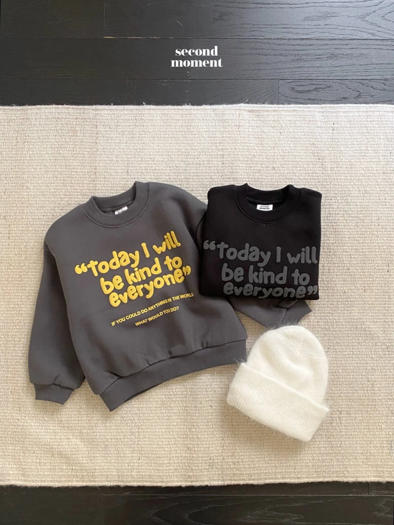 Second Moment - Korean Children Fashion - #minifashionista - Today Sweatshirt - 8