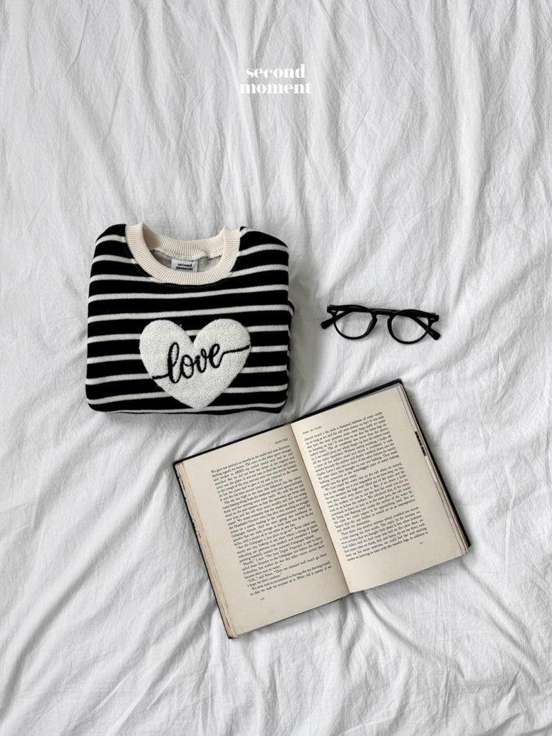 Second Moment - Korean Children Fashion - #prettylittlegirls - Love Bookle Sweatshirt - 8