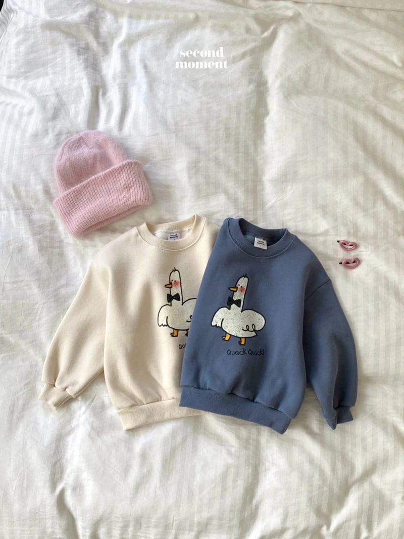 Second Moment - Korean Children Fashion - #stylishchildhood - Duck Sweatshirt - 7